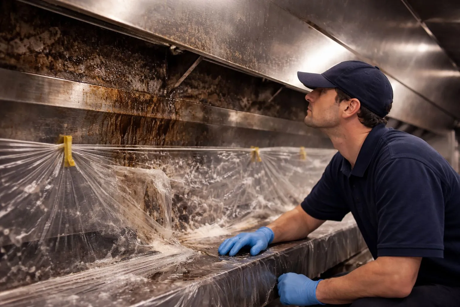 Entretien et nettoyage de hottes commerciales